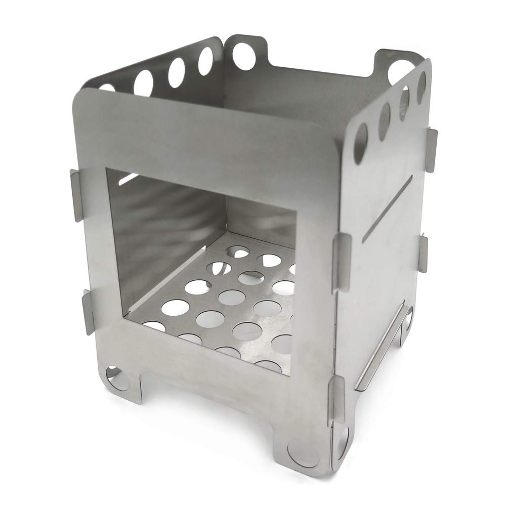 HTTMT- ET-Cook002-L- Camping Wood Stove Portable Outdoor Folding Wood Stove