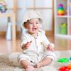 Baby Girls Bonnet Lace Hat Caps Christening Bonnet Infant Princess 5.9 * 7.47inch Sun Hat Flower Photo Props for 0-2 Years White view 2