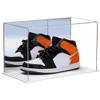 Better Display Cases Acrylic Large Shoe Display Case for Basketball Shoe Soccer Cleat Football Cleat with Mirror and White Base (A013-M-WDS) view 1