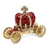 Jewels By Lux Bejeweled HER MAJESTY'S Crown Carriage Trinket Box view 1