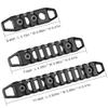 West Lake Keymod Picatinny Rail Sections, 3-Slot 7-Slot 11-Slot, Solid Aluminum Single Dual Keymod MLOCK Compatible Multi-Functional Rails (Black) view 3