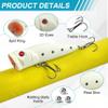 Glow Fishing Lures Kit, 5/10pcs Luminous VIB Popper Crank Minnow Pencil for Night Fishing Glow in The Dark Artificial Hard Bait with Treble Hook Tackle Box for Bass Trout Catfish view 2