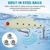 Glow Fishing Lures Kit, 5/10pcs Luminous VIB Popper Crank Minnow Pencil for Night Fishing Glow in The Dark Artificial Hard Bait with Treble Hook Tackle Box for Bass Trout Catfish view 4