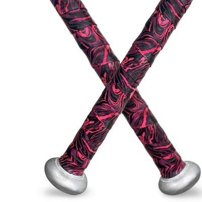 ALIEN PROS Bat Grip Tape for Baseball 0.5 MM (2 Pack, Fire) Precut and Pro Quality Bat Tape Wrap Your Bat for an Epic Home Run - Replacement for Old Baseball bat Grip