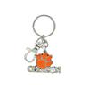 Aminco NCAA Clemson Tigers Team Reversable Lanyard, Logo Lapel Pin, and Metal Keychain Gift Bundle view 4