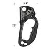 SZCQ SRT Climbing Hand Ascender Aviation Light Alloy Mountaineering Rock Ergonomic Rappelling Gear Equipment Right Handled Ascender Arborist Tree Climber Rigging view 2