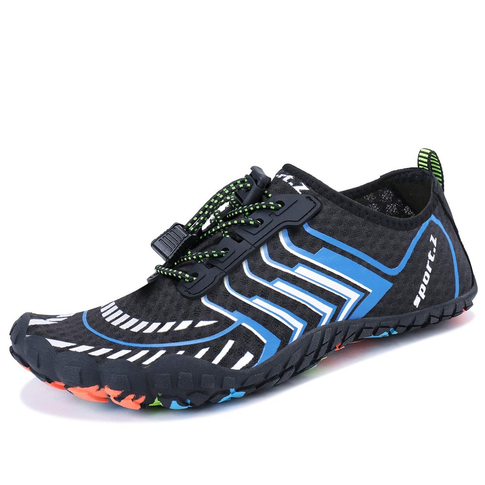 MAYZERO Water Shoes Men Women Quick Drying Swim Surf Beach Pool Shoes Wide Toe Barefoot Aqua Shoes Summer Outdoor Water Sports Shoes