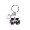 aminco NCAA Mississippi State Bulldogs Team Reversable Lanyard, Logo Lapel Pin, and Metal Keychain Gift Bundle view 4