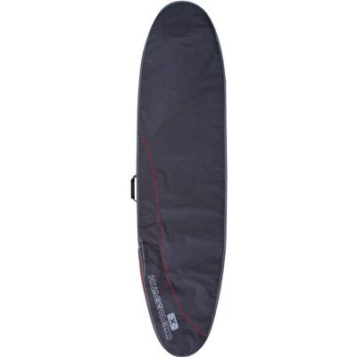 Ocean & Earth Aircon Black/Red Longboard Surfboard Bag - Fits 1 Board - 25.5" x 7'6"
