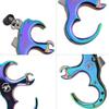 Archery Release Aid Fully Automatic Aluminum Alloy 3 or 4 Finger Release Aid Stainless Steel Release Aid Left or Right Hand for Compound Bow Hunting Shooting Target Trigger (Colorful) view 3