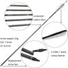 30 Inch Archery Pure Carbon Arrow Spine 500 Hunting Shooting Arrow Target Practice Arrow with 5 Inch Arrow Turkey Feather for Archery Competition Practice (10pcs Arrows) view 3