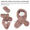 JANGANNSA Fleece Boys Girls Scarf Warm Winter Autumn Kids Collar Scarf Neck Warmer Children Scarves 1-6Y (Khaki Cross) view 4