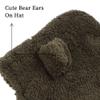 Baby Girls Winter Hat Boys Warm Scarf Hat Kids Thick Earflap Hood Cap with Ear 6M-7T (Army Green, M) view 4
