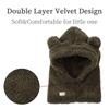 Baby Girls Winter Hat Boys Warm Scarf Hat Kids Thick Earflap Hood Cap with Ear 6M-7T (Army Green, S) view 3