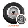 L-faster 8 Inch Wheel with Drum Brake 8" Pneumatic Wheel with Expansion Brake Scooter Brake Aluminium Wheel 200x50 (wheel with cable120) view 3