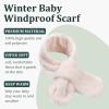 JANGANNSA Fleece Boys Girls Scarf Warm Winter Autumn Kids Collar Scarf Neck Warmer Children Scarf 1-6Y (White Cross) view 2