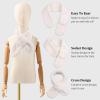 JANGANNSA Fleece Boys Girls Scarf Warm Winter Autumn Kids Collar Scarf Neck Warmer Children Scarf 1-6Y (White Cross) view 3