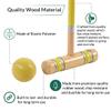 ApudArmis Six Player Croquet Set with Premiun Rubber Wooden Mallets 28In,Colored Ball,Wickets,Stakes - Lawn Backyard Outdoor Game Set for Adults/Teenagers/Family (Large Carry Bag Including) view 2