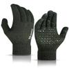 TRENDOUX Winter Gloves for Women, Touch Screen Glove for Men - Hands Warm in Cold Weather - Thin Thermal Material - Non-Slip Grip - Fit for Phone Texting Riding Dog Walking - Midnight Green - M view 1