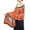 EXTREE Scarfs for Women Pashmina Silky Shawl Wrap for Evening Dressing Blanket Open Front Poncho Cape view 3