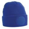 Beechfield B446 Circular Patch Beanie - Graphite Grey - One Size view 2