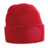 Beechfield B446 Circular Patch Beanie - Graphite Grey - One Size view 3
