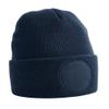 Beechfield B446 Circular Patch Beanie - Graphite Grey - One Size view 4