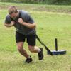 Valor Fitness Snowshoe Workout Sled with Harness and Strap- Strength Conditioning Cross Resistance Football Training-Home Gym ES-SS view 2