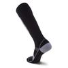 Pure Athlete Alpine Ski Socks Wool Snowboard and Skiing Warm Midweight Socks Merino Men and Women (L/XL, 1 Pair - Black/Grey) view 3