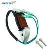 OVERSEE 3B2-06123 Alternator for Tohatsu Outboard Motor 8HP 9.8HP Parsun Hidea HDX 3B2-06123-1 3B2061231 3B2-06123-0 3B2061230 3B2-06128-0 3B2061280M8/9.8B 2 Stroke view 4