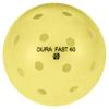 DURA Onix Fast 40 Outdoor Pickleballs  Yellow view 1