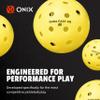 DURA Onix Fast 40 Outdoor Pickleballs  Yellow view 4