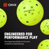 DURA Onix Fast 40 Outdoor Pickleballs  Neon view 3
