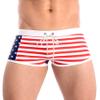 Gary Majdell Sport Men's Contrast Boxer Brief Swimsuit Side Stars Medium view 2