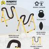 Suspenz SUP Stands, Stand Up Paddle Board, Surfboard Foldable Racks, EZ-Fold Portable Stand, Yellow 22-1901 view 3