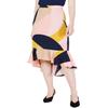 Bar III Colorblocked Trumpet Skirt Lava Lamp Size 6 view 1