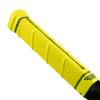 Buttendz Future Rubber Replacement Hockey Grip - Step Down Knob, Two-Tiered Player Knob with Twirl, Fits All Stick Sizes for Superior Control and Puck Feel (Yellow, Black Drip) view 1