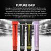 Buttendz Future Rubber Replacement Hockey Grip - Step Down Knob, Two-Tiered Player Knob with Twirl, Fits All Stick Sizes for Superior Control and Puck Feel (Yellow, Black Drip) view 3