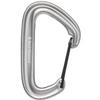 BLACK DIAMOND LiteWire Carabiner | Lightweight Hot-Forged Wiregate | Durable Aluminum Build | Smooth Clipping for Trad & Sport Rock Climbing | Gray view 1