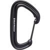 BLACK DIAMOND LiteWire Carabiner | Lightweight Hot-Forged Wiregate | Durable Aluminum Build | Smooth Clipping for Trad & Sport Rock Climbing | Black view 1