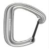 BLACK DIAMOND LiteWire Carabiner | Lightweight Hot-Forged Wiregate | Durable Aluminum Build | Smooth Clipping for Trad & Sport Rock Climbing | Light Gray view 1