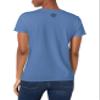 Life is Good. Women's Crusher Vee French Sunflower, Vintage Blue view 2