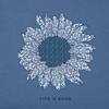 Life is Good. Women's Crusher Vee French Sunflower, Vintage Blue view 3