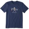 Life is Good Men's Vintage Crusher Graphic T-Shirt, Weekend Warrior , Darkest Blue, Large view 1