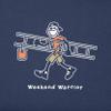Life is Good Men's Vintage Crusher Graphic T-Shirt, Weekend Warrior , Darkest Blue, Large view 3