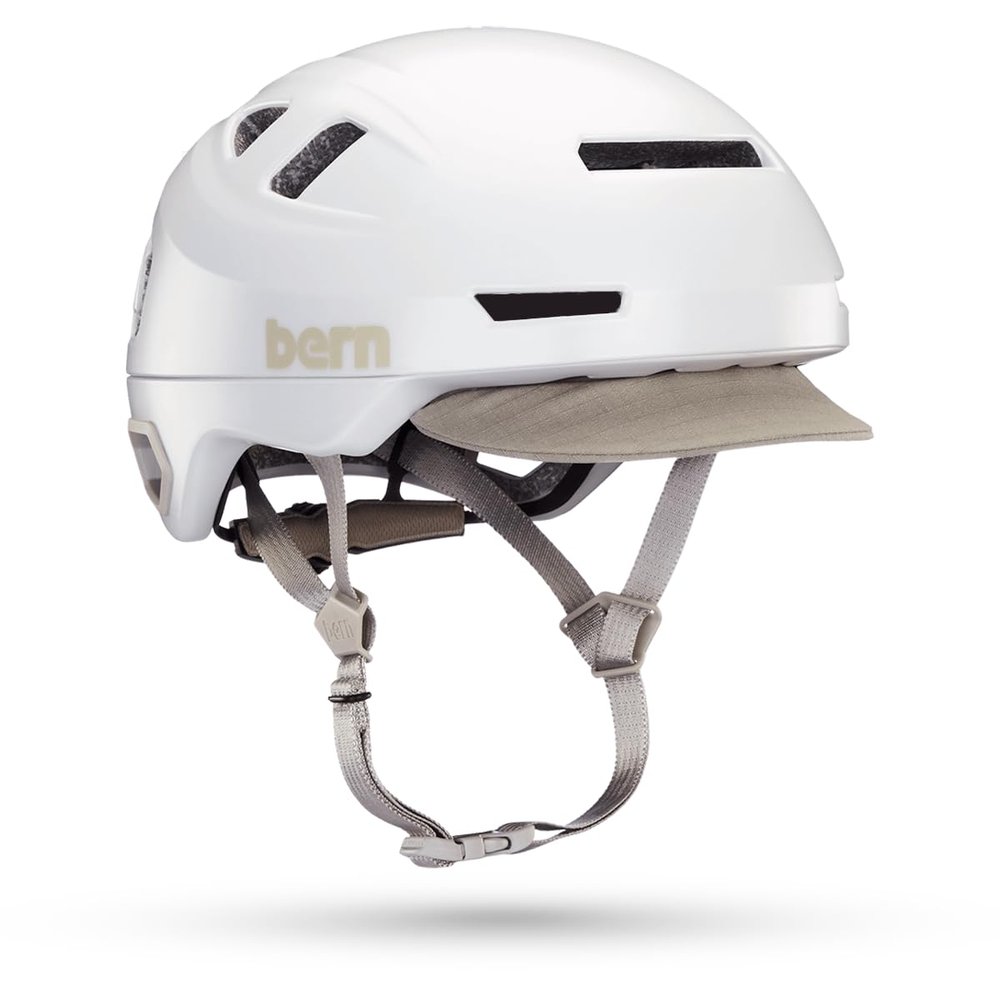 Bern Hudson MIPS Adult Bike Helmet with Rotational Impact Safety, up to 27 MPHAdjustable Safety Light Includedfor Bikes, E Scooters, E Bikes +Fully Certified