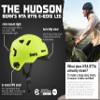 Bern Hudson MIPS Adult Bike Helmet with Rotational Impact Safety, up to 27 MPHAdjustable Safety Light Includedfor Bikes, E Scooters, E Bikes +Fully Certified view 3
