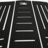 AQUBONA 3 Piece Stomp Pad Surfboard EVA Traction Pad with 3M Adhesive Professional Tail Pad/Applies All Boards - Surfboards, Shortboard, Longboard, Skimboard, Snowboard/Black White Blue view 2