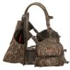 ALPS OutdoorZ Impact Camo Turkey Vest Featuring Removable Flip Down Seat, Game Bag, Removable Front Pocket and Pockets for Calls and Strikers, Mossy Oak Bottomland, Standard view 4