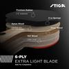 STIGA Talon Ping Pong Paddle - 6-Ply Ultra-Light Blade - 2mm Tournament-Approved Sponge - Flared Handle for Enhanced Control - Competitive Table Tennis Racket for Family Fun view 3